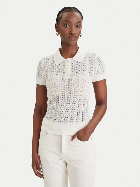 Guess Megztinis · Balta · Regular Fit