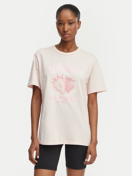 Kodas SUN15 Guess Marškinėliai · Šviesiai rožinė