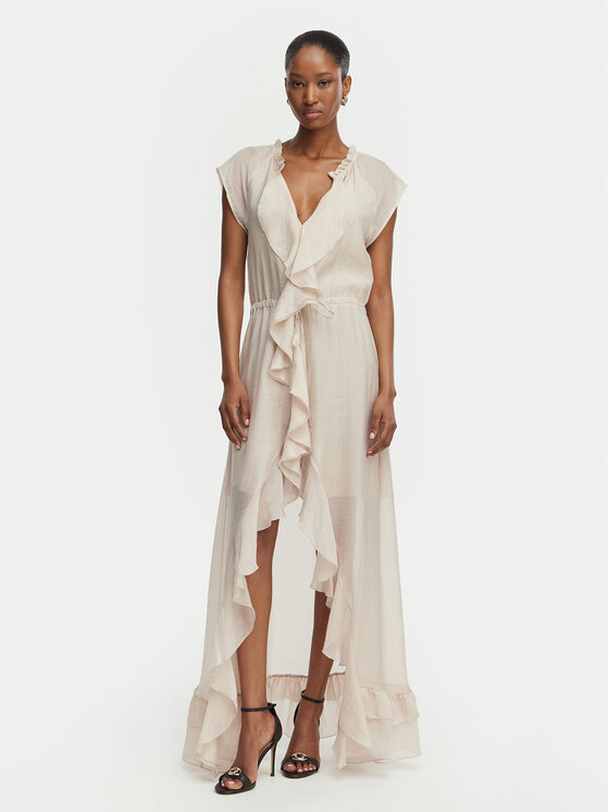 Kodas SUN15 Guess Kokteilinė suknelė · Šviesiai smėlinė · Maksi