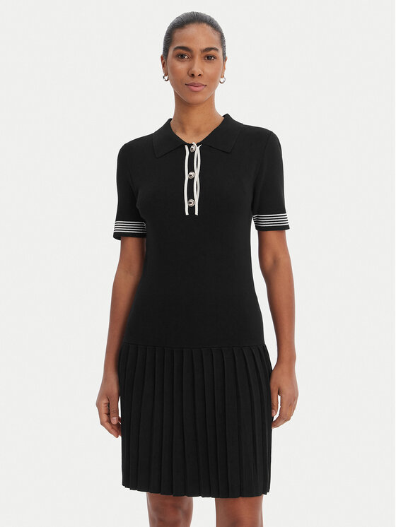 Morgan Trikotažinė suknelė · Juoda · Mini