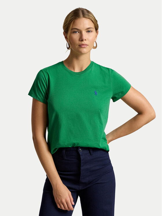 Kodas SUN15 Polo Ralph Lauren Marškinėliai · Tamsiai žalia