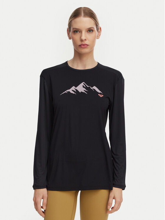 Kodas SUN15 Roxy Techniniai marškinėliai · Juoda