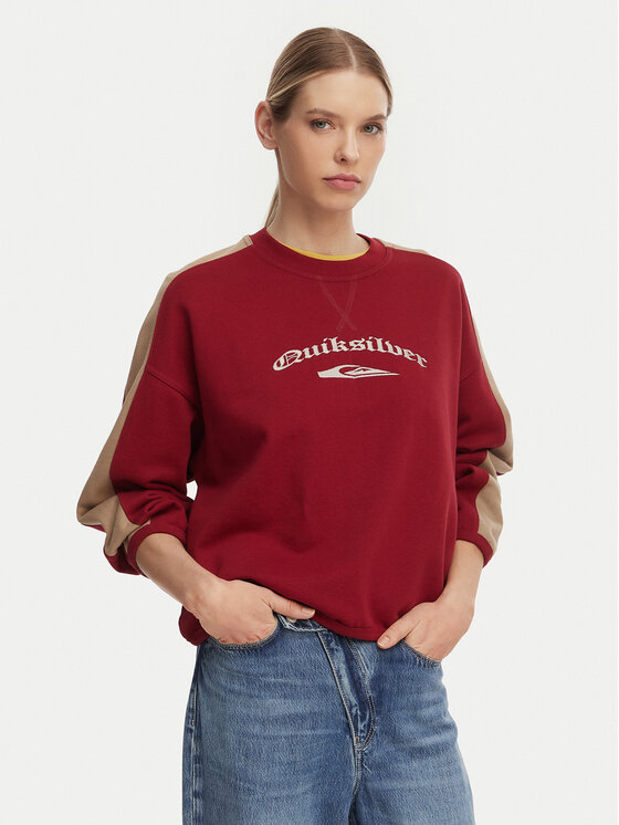 Quiksilver Džemperis · Raudona · Relaxed Fit