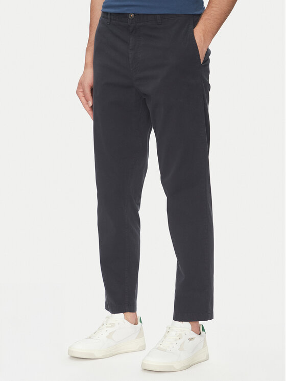 BOSS Chinos kelnes · Tamsiai mėlyna · Slim Fit