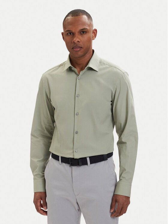 Kodas SUN15 HUGO Marškiniai · Šviesiai žalia · Slim Fit