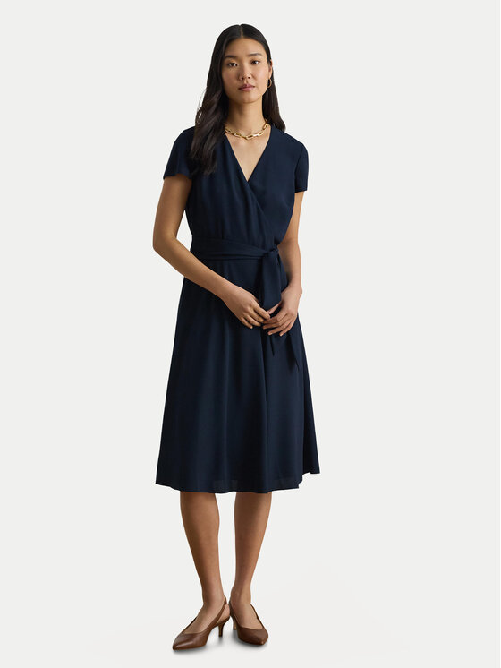 Kodas SUN15 LAUREN RALPH LAUREN Kokteilinė suknelė · Tamsiai mėlyna · Midi
