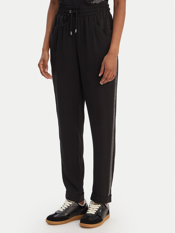 Liu Jo Sport Medžiaginės kelnės · Juoda · Regular Fit