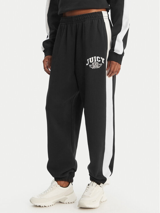 Juicy Couture Sportinės kelnės · Juoda · Relaxed Fit