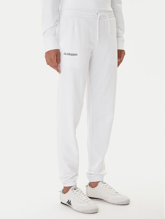 Kappa Sportinės kelnės · Balta · Regular Fit