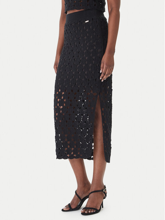 Kodas SUN15 Fracomina Midi sijonas · Juoda · Midi