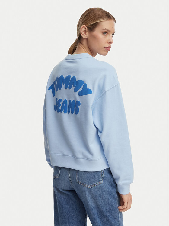 Kodas 20MAY Tommy Jeans Džemperis · Šviesiai mėlyna · Relaxed Fit