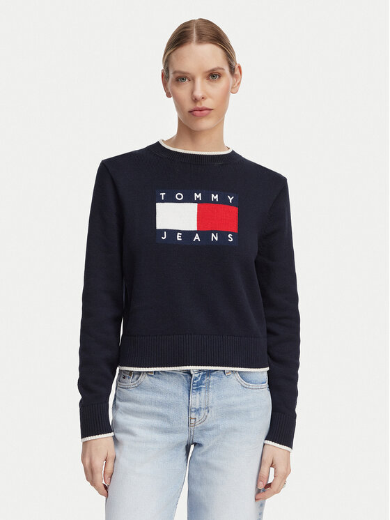 Kodas 20MAY Tommy Jeans Megztinis · Tamsiai mėlyna · Relaxed Fit