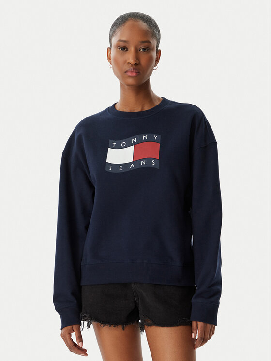 Kodas 20MAY Tommy Jeans Džemperis · Tamsiai mėlyna · Relaxed Fit