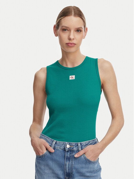 Kodas 20MAY Calvin Klein Jeans Marškinėliai · Tamsiai žalia