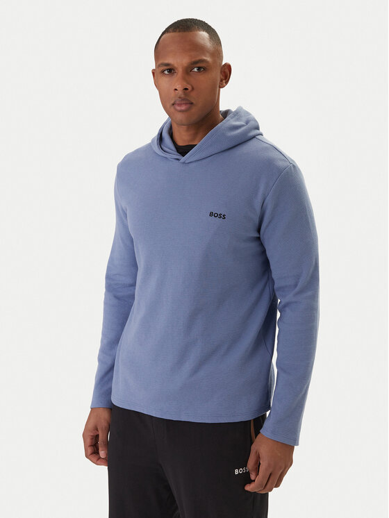 BOSS Marškinėliai ilgomis rankovėmis · Žydra