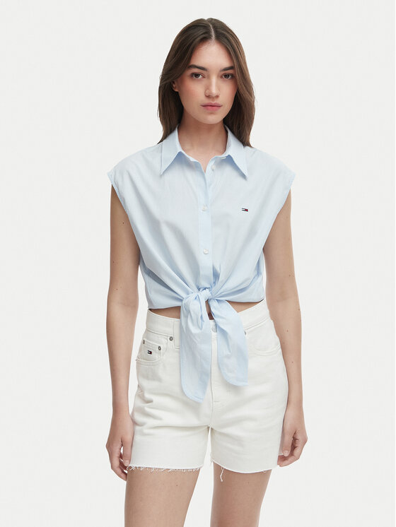Kodas 20MAY Tommy Jeans Marškiniai · Šviesiai mėlyna