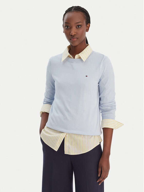 Kodas 20MAY Tommy Hilfiger Megztinis · Žydra · Regular Fit