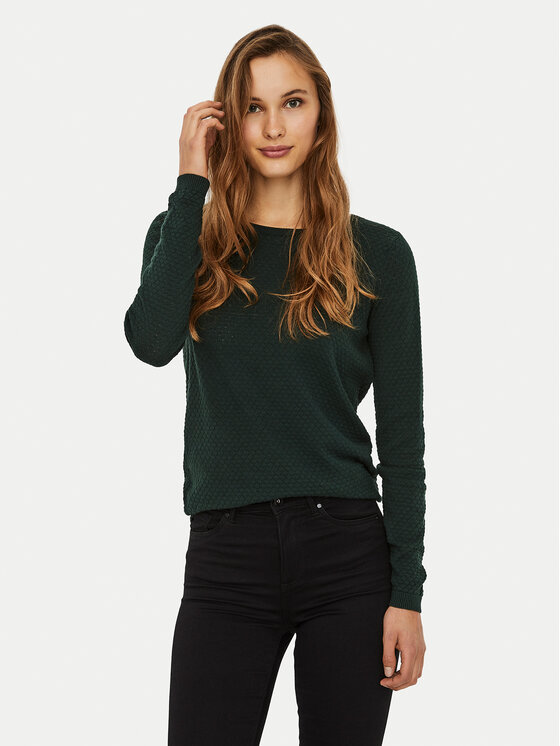 Vero Moda Megztinis · Žalia · Regular Fit