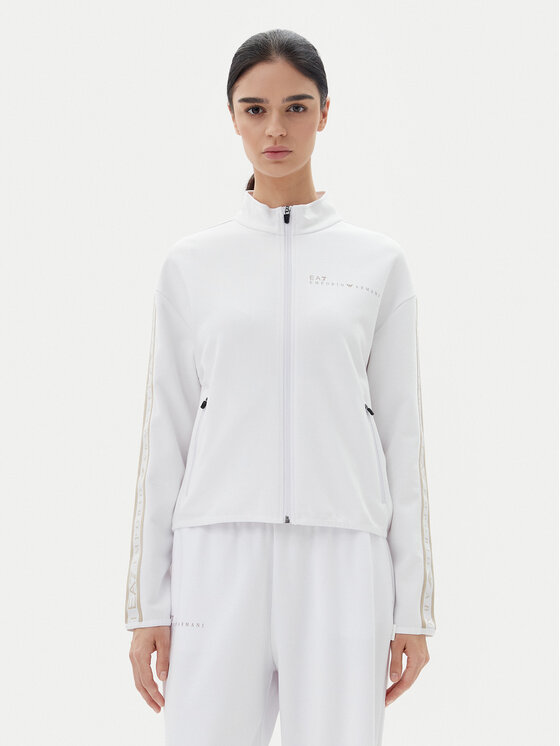 EA7 Emporio Armani Džemperis · Balta · Regular Fit