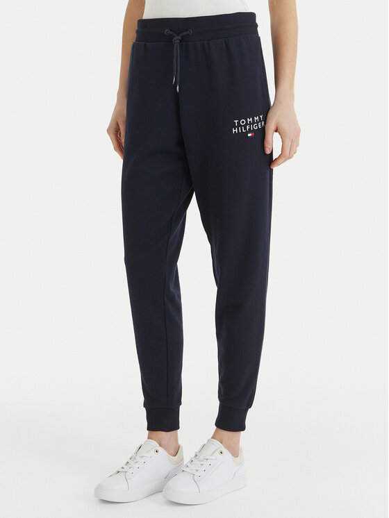 Tommy Hilfiger Sportinės kelnės · Tamsiai mėlyna · Regular Fit