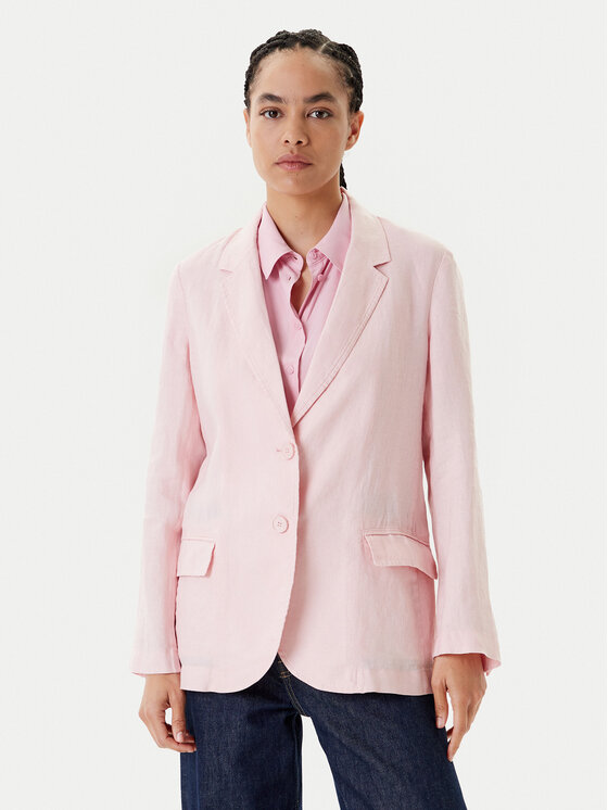 United Colors Of Benetton Švarkas · Rožinė · Regular Fit