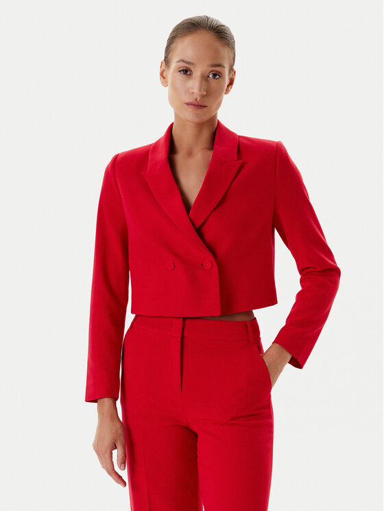 TATUUM Švarkas · Raudona · Slim Fit