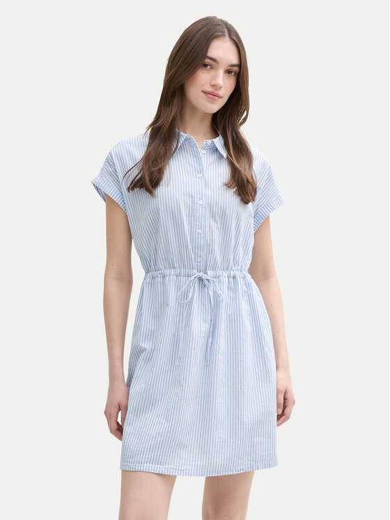 Tom Tailor Denim Marškinių tipo suknelė · Mėlyna · Mini