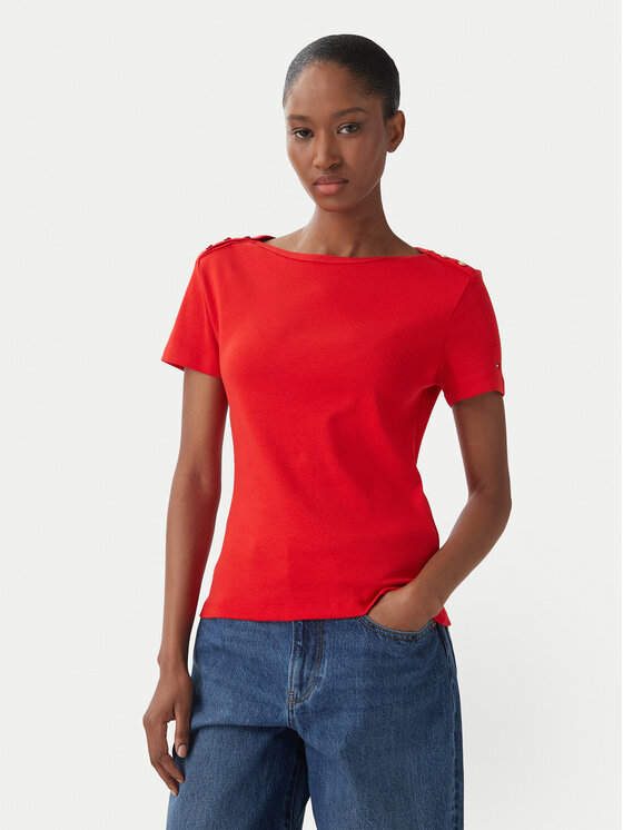 Kodas SUN15 Tommy Hilfiger Marškinėliai · Raudona