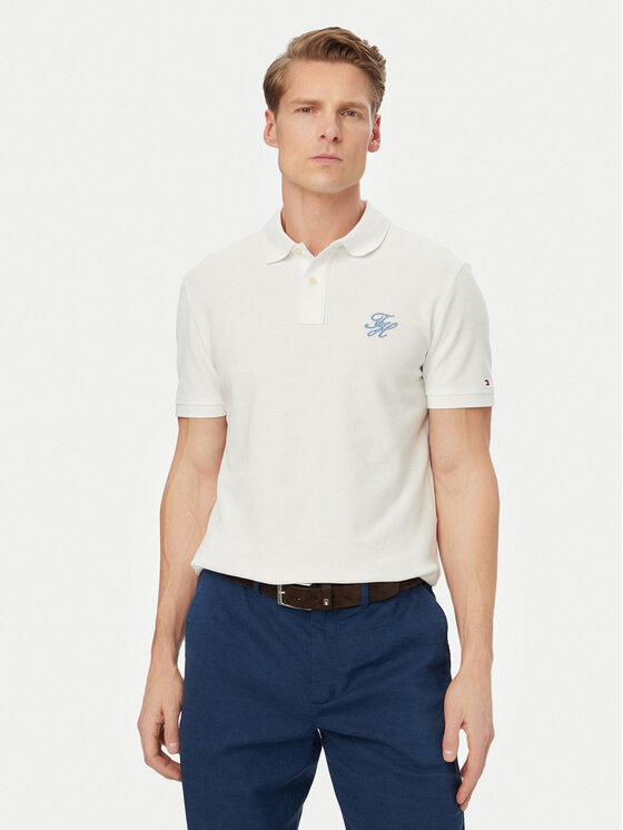 Kodas SUN15 Tommy Hilfiger Polo marškinėliai · Balta