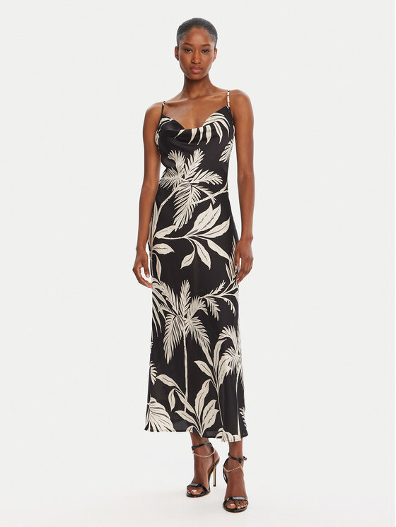 Guess Kokteilinė suknelė · Juoda · Midi