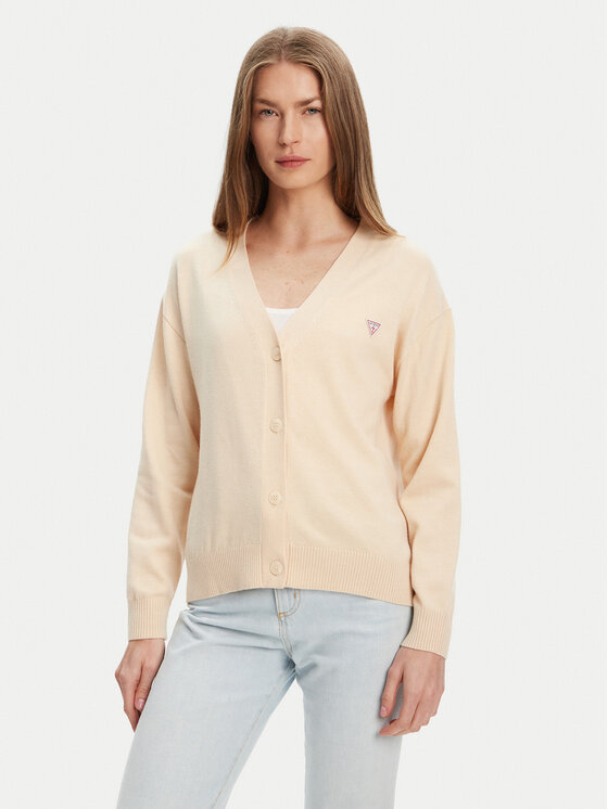 Guess Jeans Megztinis · Smėlio · Regular Fit