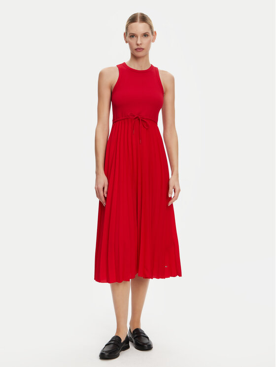 Tommy Hilfiger Kasdieninė suknelė · Raudona · Midi