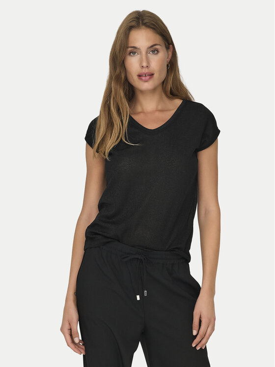 ONLY Marškinėliai · Juoda