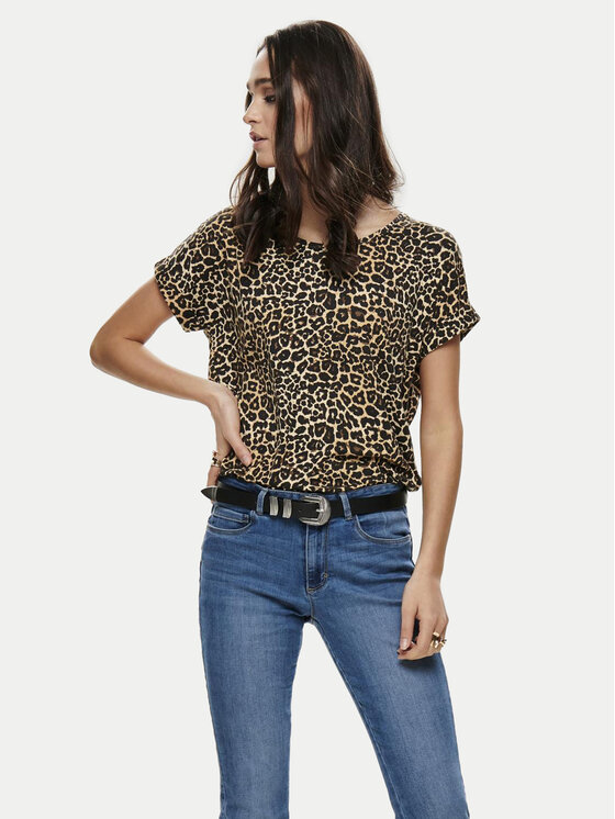 ONLY Marškinėliai · Ruda