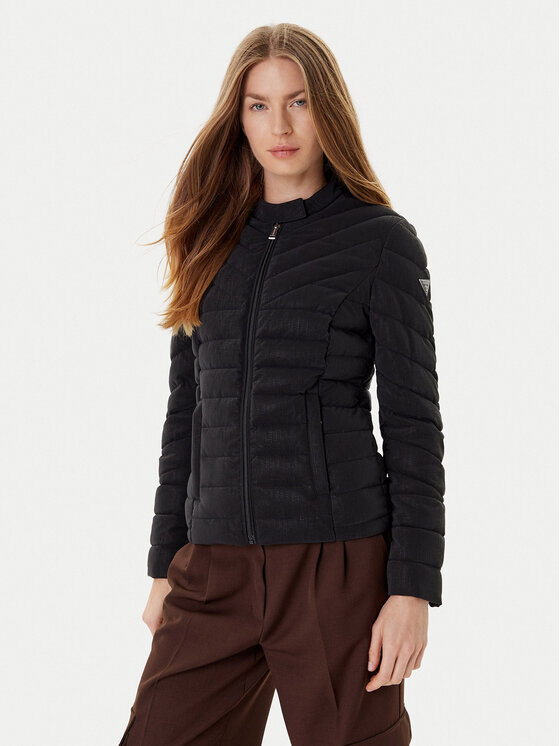 Guess Demisezoninė striukė · Juoda