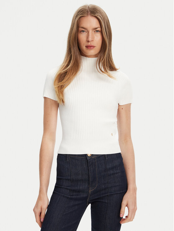 Guess Megztinis · Balta · Regular Fit