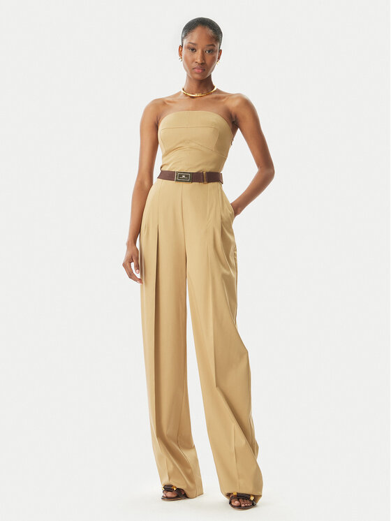 Kodas SUN15 Elisabetta Franchi Kombinezonas · Smėlio · Ilgas