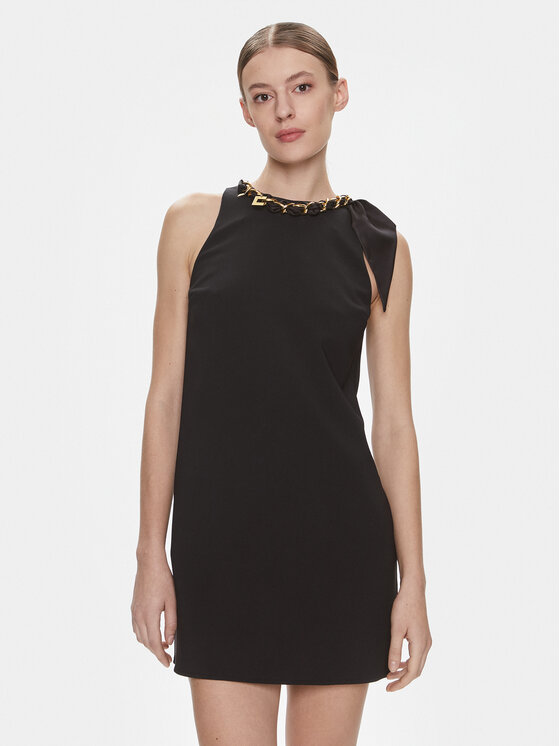 Kodas SUN15 Elisabetta Franchi Kokteilinė suknelė · Juoda · Mini