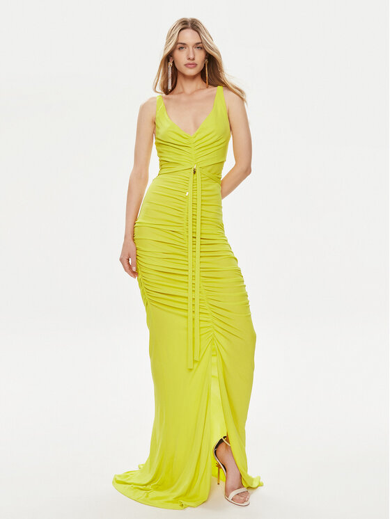 Kodas SUN15 Elisabetta Franchi Vakarinė suknelė · Žalia · Maksi