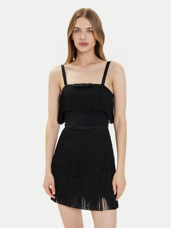 Kodas SUN15 Elisabetta Franchi Kokteilinė suknelė · Juoda · Mini