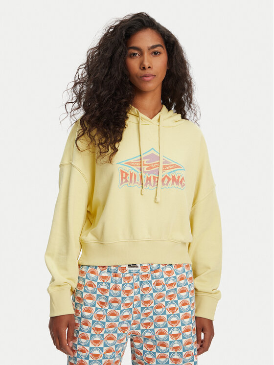 Billabong Džemperis · Geltona · Relaxed Fit