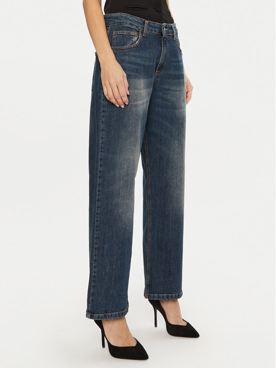 Rinascimento Džinsai · Tamsiai mėlyna · Relaxed Fit