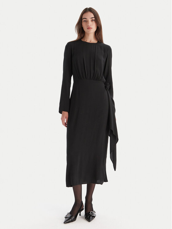 HUGO Kasdieninė suknelė · Juoda · Midi