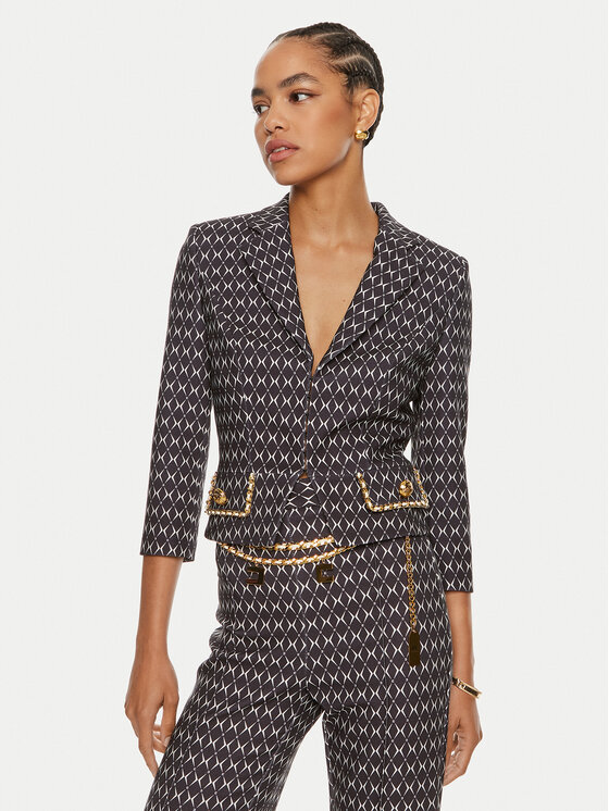 Elisabetta Franchi Švarkas · Juoda · Regular Fit