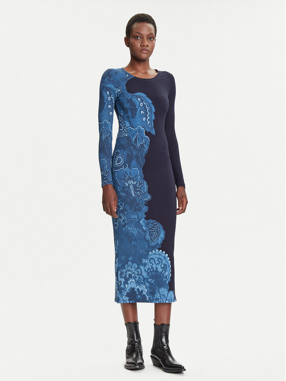 Desigual Kasdieninė suknelė · Tamsiai mėlyna · Midi