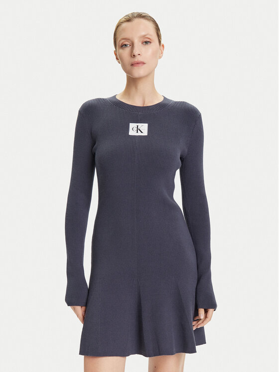 Calvin Klein Jeans Kasdieninė suknelė · Tamsiai mėlyna · Mini