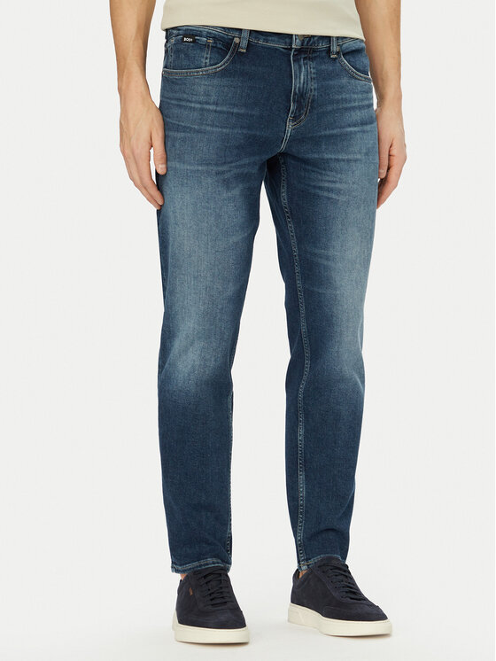 BOSS Džinsai · Tamsiai mėlyna · Regular Fit