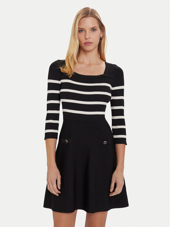 Morgan Trikotažinė suknelė · Juoda · Mini