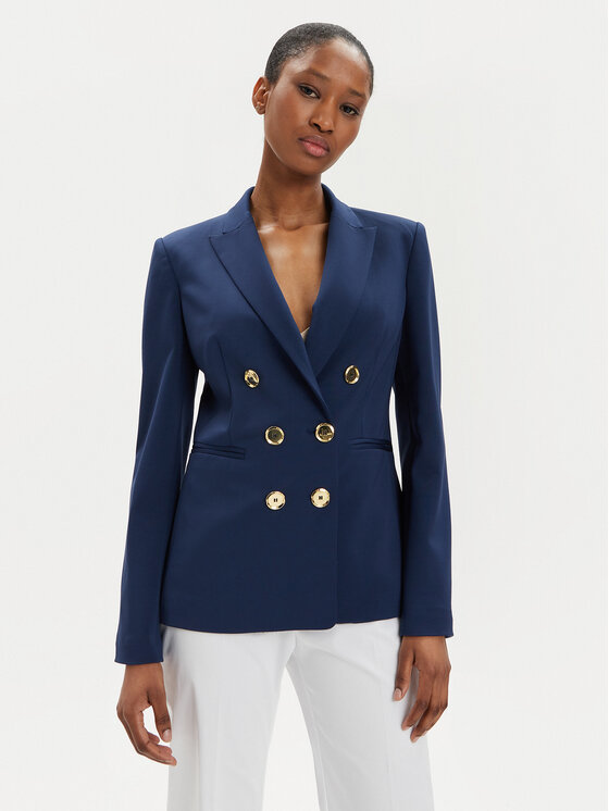 PINKO Švarkas · Tamsiai mėlyna · Regular Fit