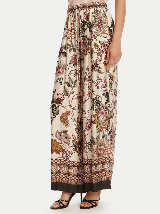 Kodas SUN15 ViCOLO Palazzo kelnės · Smėlio · Regular Fit